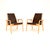 Vintage Swedish Leather Lamino Armchairs attributed to Yngve Ekström for Swedese, 1970s, Set of 2 For Sale - Image 11 of 11