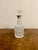 Quality antique Edwardian silver collar cut glass decanter having a quality antique Edwardian silver hallmarked collar...