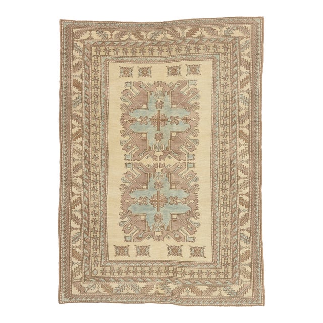Contemporary Turkish Kazak Rug, 05'07 X 07'09 For Sale