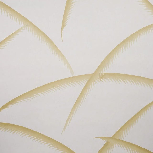 Not Yet Made - Made To Order Sample - Schumacher Deco Palms Wallpaper in Gold For Sale - Image 5 of 5