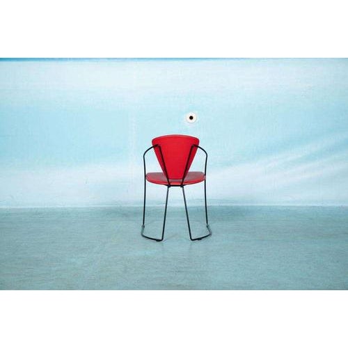 Black Italian Chairs by Arrben Linda, 1980s, Set of 4 For Sale - Image 8 of 18