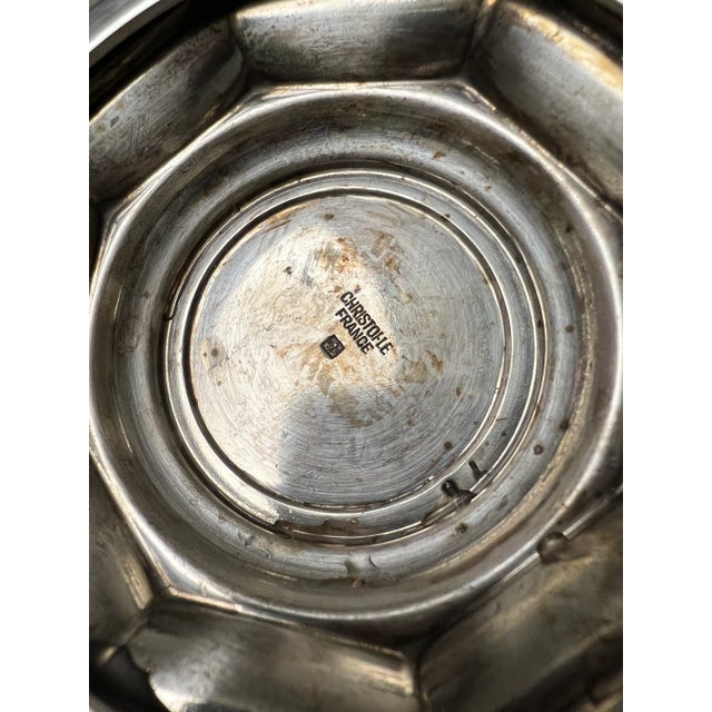 1940s Christofle Gallia France "Colbert" Silverplate Coffee & Tea Service- 5 Pieces For Sale In Boston - Image 6 of 10