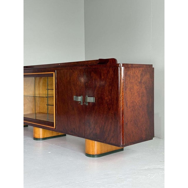 Art Deco Mahogany Sideboard, 1930s For Sale - Image 6 of 15