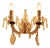 Two-Arm Wall Lamps in Crystal, Set of 2 For Sale