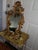Antique Nb&iw Gold Gilt Rococo Brass Table Mirror Free Standing Vanity Mirror For Sale In Boston - Image 6 of 15