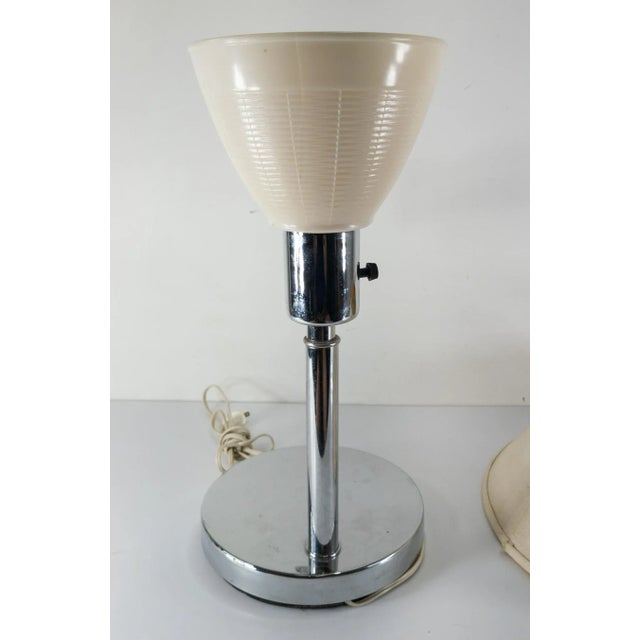 Chrome Mid-Century Modern Chrome Plated Cantilever Table Lamp After Walter Von Nessen For Sale - Image 8 of 12