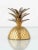 Mid-Century Modern Vintage Hollywood Regency Brass Pineapple Ice Bucket, 1970s For Sale - Image 3 of 11