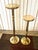 1980’s, Vintage, Polished Brass, Display/Pedestal Stand, Fluted Columns and a Stepped-Circular Base, Weighted, 28” Tall For Sale - Image 12 of 12