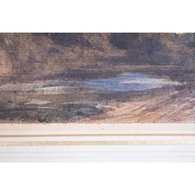 1800s John Varley Antique English Landscape Watercolor on Paper Framed Painting For Sale In Detroit - Image 6 of 11