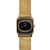 Contemporary Vintage Patek Philippe 25mm Square Ellipse 18k Gold Black Dial Watch For Sale - Image 3 of 16