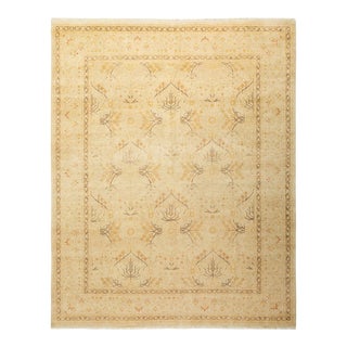 Mogul Collection Hand-Knotted Area Rug - Ivory Collection 8' 2" X 10' 2" For Sale