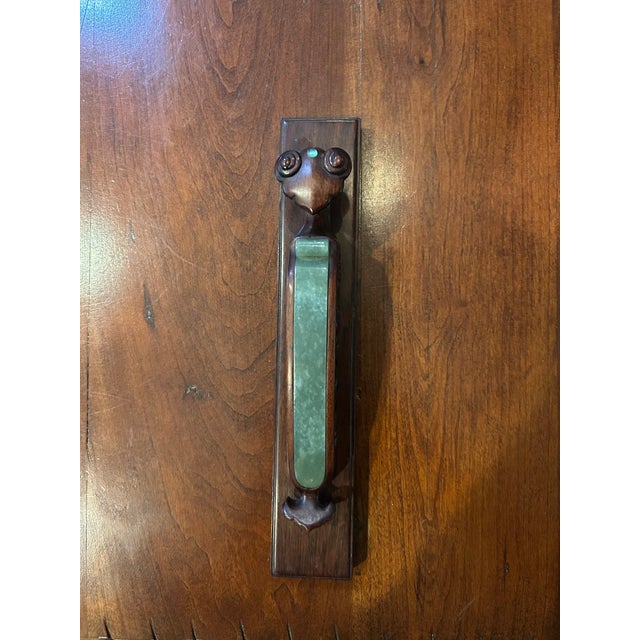 Wood Antique Chinese Scroll Weight For Sale - Image 7 of 7