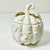White Vintage Americana Boho Chic Hollywood Regency Blanc De Chin Pumpkin Box, Halloween & Thanksgiving For Sale - Image 8 of 11