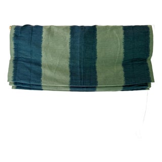 Pair of Roman Shades in Schumacher Bagan Peacock Fabric For Sale