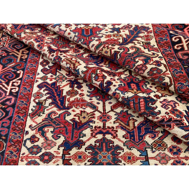 Vintage Heriz Rug in Wool, 1920s For Sale - Image 15 of 18