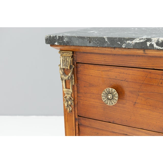 Late 19th Century Antique Empire Commode in Mahogany, 1870 For Sale - Image 5 of 9