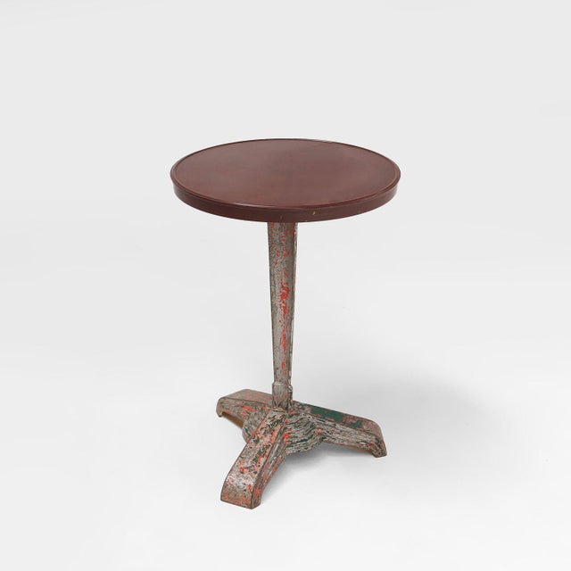 Bistro Table with Bakelite Top by Louis Vuitton for Rex, France, 1930s For Sale - Image 15 of 15