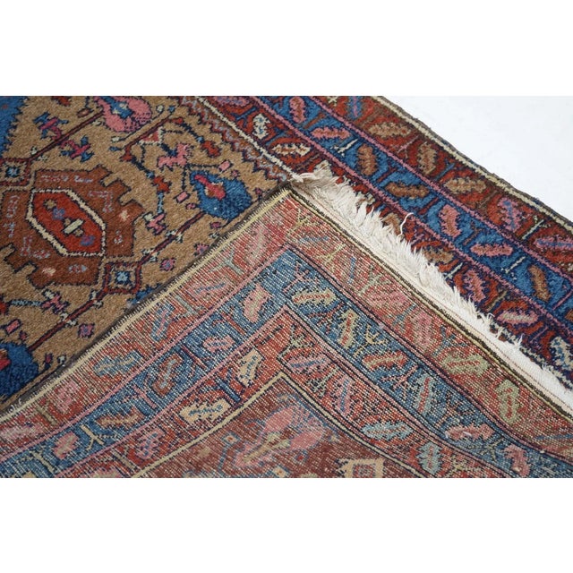 Antique Malayer Rug 3'4'' x 9'.
