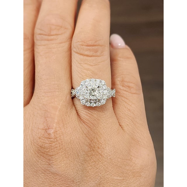 Modern 1.10 Ct Gia Certified Diamond Ring Size 5 For Sale - Image 3 of 10