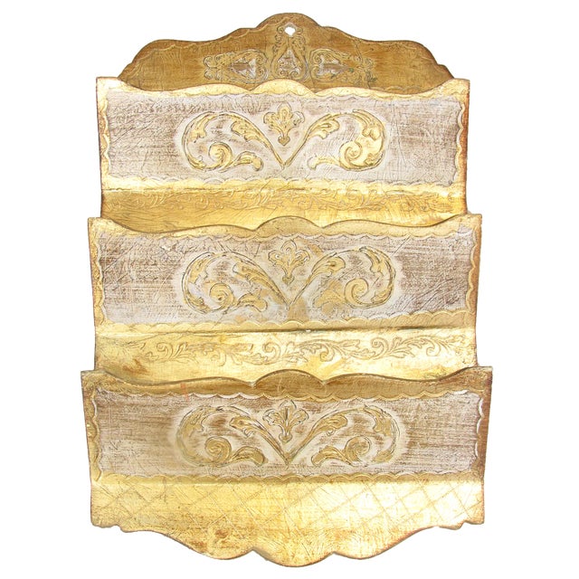 Florentia Italian Florentine Letter Box / Mail Sorter For Sale - Image 4 of 4