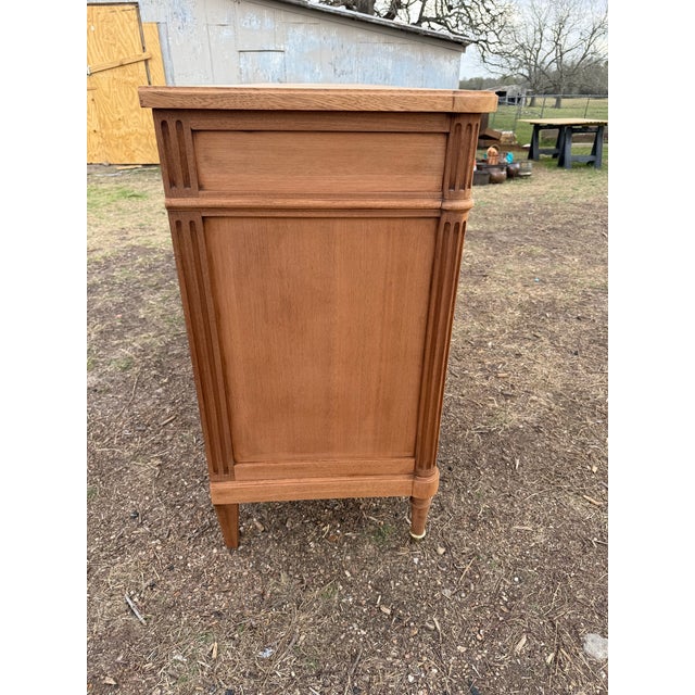 Wood 19th Century French Louis XVI Solid Mahogany Bleached Sideboard /Credenzas For Sale - Image 7 of 11