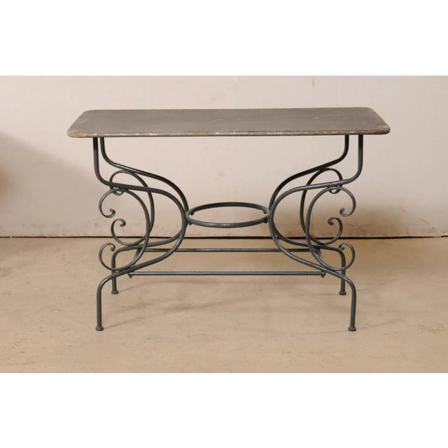 Mid-20th Century Metal Occasional Tables, France - A Pair For Sale - Image 9 of 11