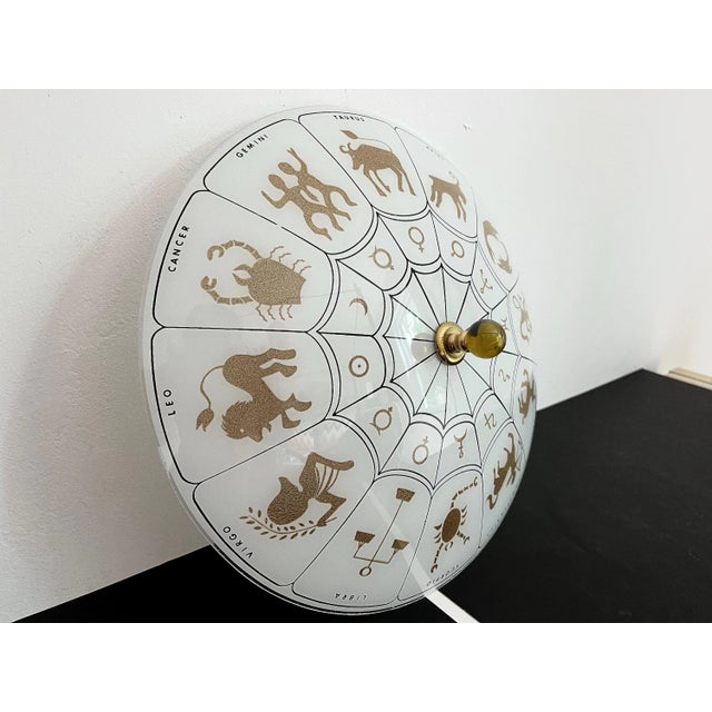 Metal 1970s Astrological Star Flush Light For Sale - Image 7 of 18