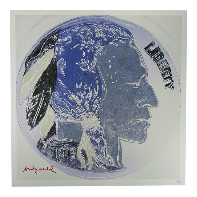 1980s After Andy Warhol "Indian Head Nickel" by Cmoa. For Sale