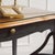 Louis XV Desk in Black with Oak Top and Glass Top For Sale - Image 5 of 13