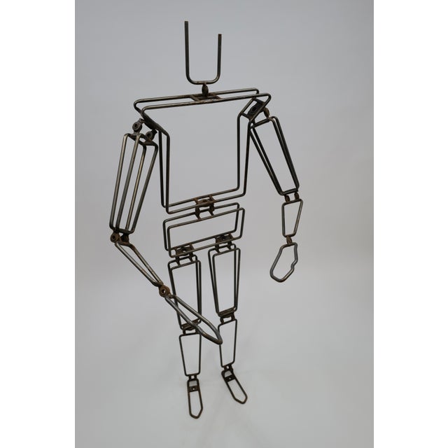 Introducing the Tubular Steel Articulating Mannequin, attributed to the renowned displays by Jack Hruska for...