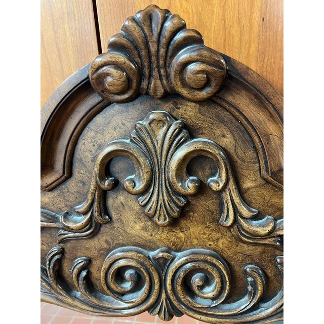 Pair of Elaborately Carved Wooden Mirrors For Sale - Image 15 of 15