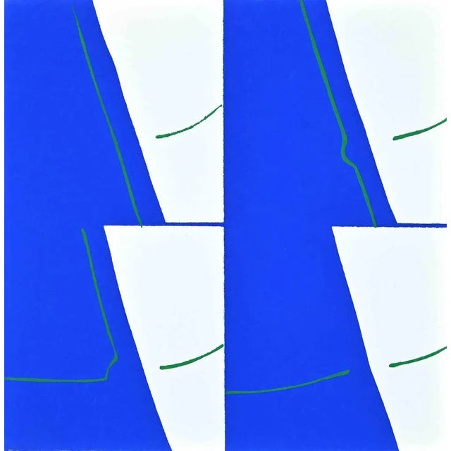 Composition is a vintage offset print realized after Odo Tinteri in the Mid-20 Century. The little artwork is in good...