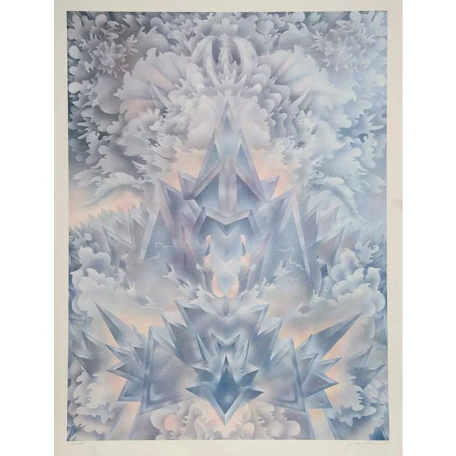 Modern Isaac Abrams, Dinav Lineae Stanning, Lithograph For Sale - Image 3 of 3