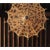 Vintage Art Deco Two-Tiers Upside Down Umbrella Ceiling Chandelier With Faux Tortoiseshell For Sale In New York - Image 6 of 8
