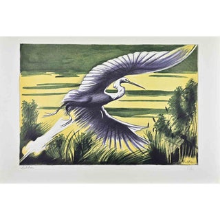Gregorio Sciltian, Heron, 1960s, Lithograph For Sale