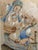 After Karelin Mitrich, Figurative Composition, 1920, Watercolor For Sale - Image 3 of 7