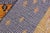 Blue Moroccan Tribal Rust/Blue Wool Rug - 8'9'' X 12'4'' For Sale - Image 8 of 10