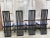 Black Set of 4 Model L4K 252 High-Back Dining Chairs by Liberty Furniture, Canada, 1980s For Sale - Image 8 of 13