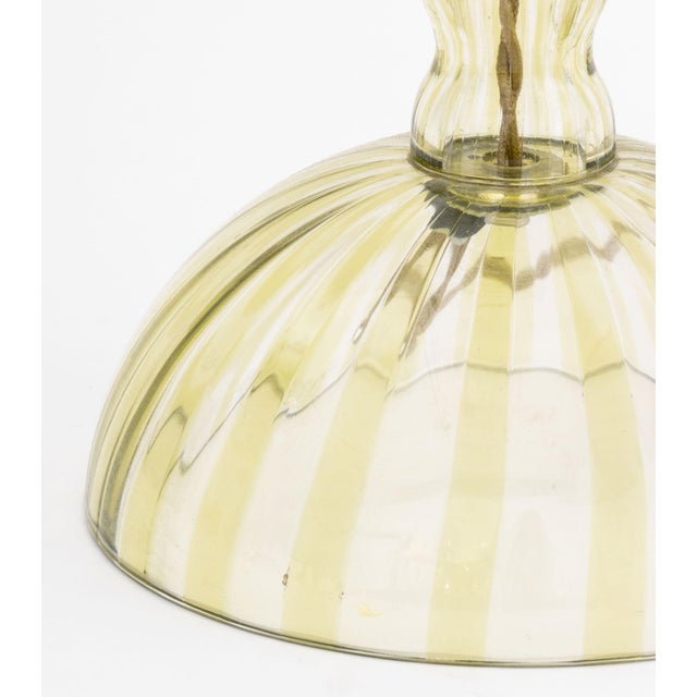 Murano Glass Table Lamp, Mid-20th Century For Sale In New York - Image 6 of 7