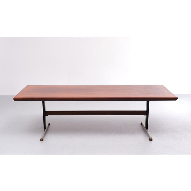 Scandinavian Wooden Coffee Table, 1965 For Sale - Image 11 of 14
