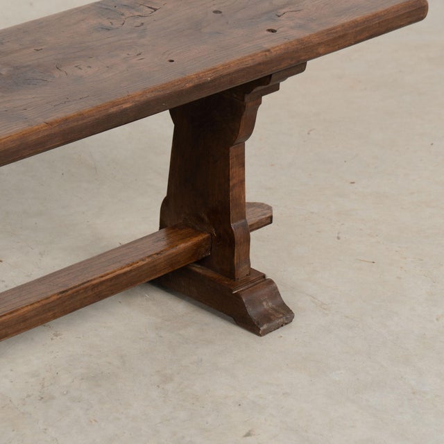 Early 20th Century French Chestnut Bench For Sale - Image 15 of 16