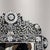 Moroccan Style Mother-of-Pearl Inlaid Floral Wall Mirror For Sale - Image 11 of 12
