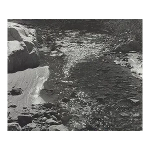 Ansel Adams Deep Canyon Stream Lithograph