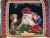 Boho Chic Vintage Santa With Children Needlepoint Pillow For Sale - Image 3 of 8