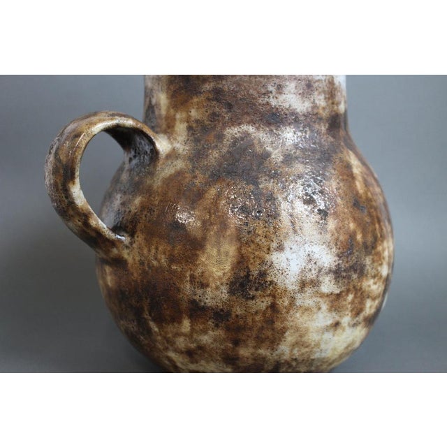 Large Vintage French Stoneware Decorative Pitcher by Alexandre Kostanda, 1960s For Sale - Image 14 of 18