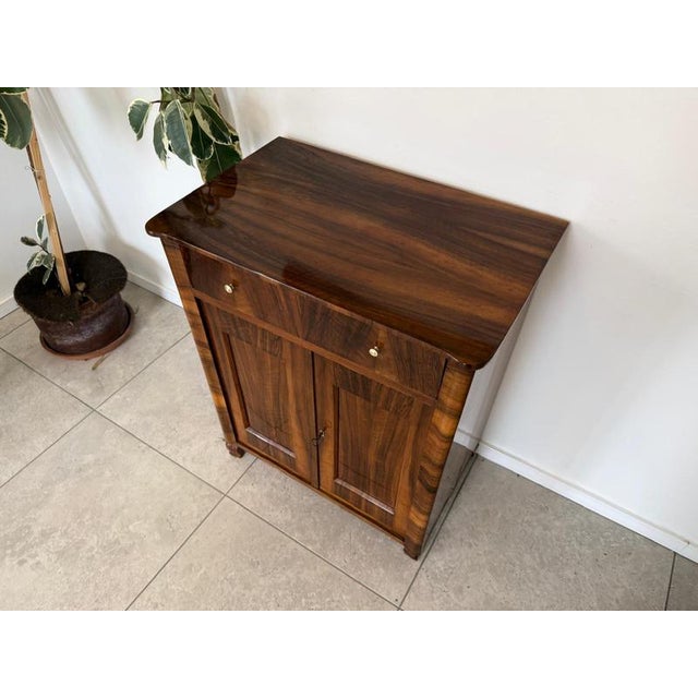 Wood Antique Biedermeier Trumeau Sideboard For Sale - Image 7 of 13