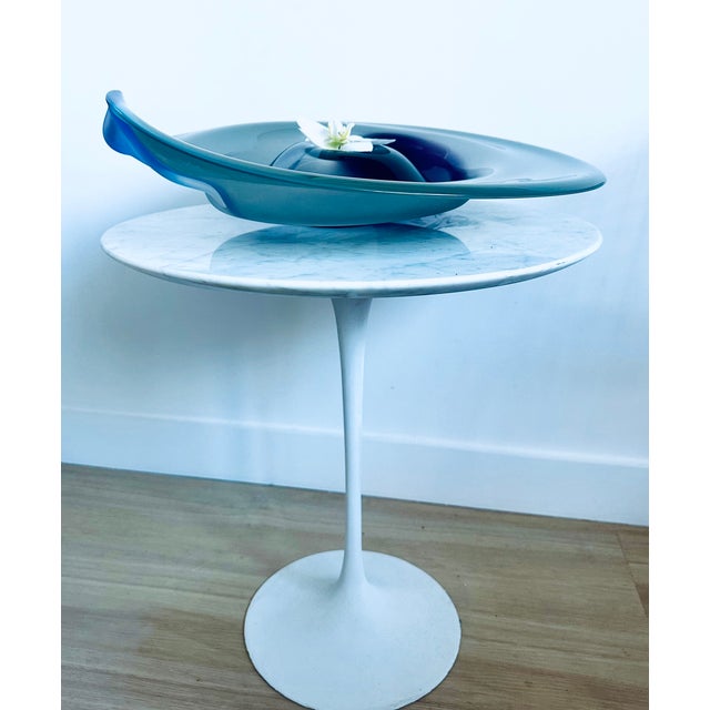 Glass Willsea O'Brien Studio Art Glass Centerpiece- 1980s Post Modern Dale Chihuly Style For Sale - Image 7 of 9