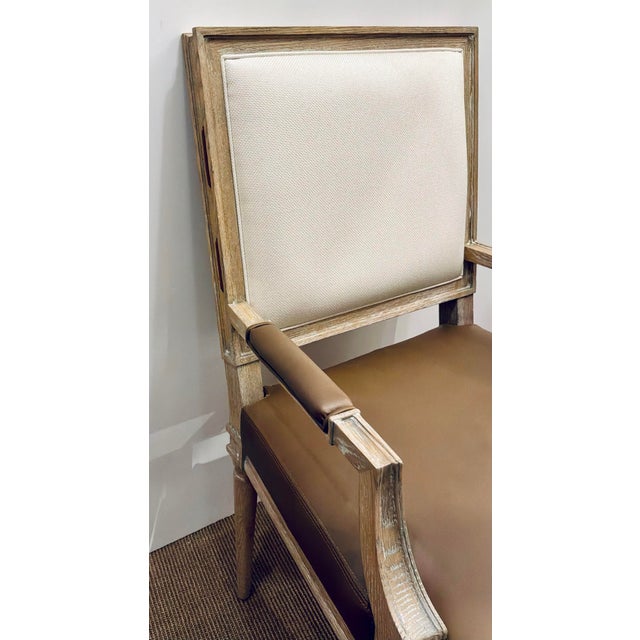 2020s Revelation Organic Modern French Connection Dining Chairs Set of 6 For Sale - Image 5 of 11