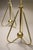 Metal Pair of Atomic Modern Robsjohn Gibbings Style Tripod Hairpin Solid Brass Table Lamps 1950's For Sale - Image 7 of 10