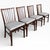 A stylish set of four mid century dining chairs by Morris of Glasgow, showcasing the brand’s understated craftsmanship and...